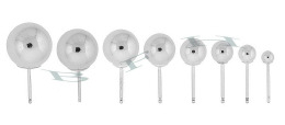 14K Ball Stud Earring 10044-14K