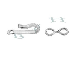 Sterling Silver Hook And Eye Clasps 