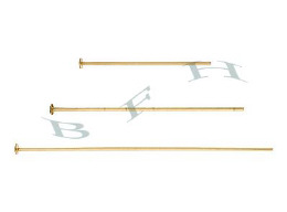 Gold-Filled 22 Gauge Wire Head Pin 18921-GF
