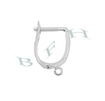 Sterling Silver Mini Euro Leverback Earrings 12995-SS