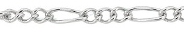 2.4mm Width Sterling Silver Figaro Chain 13498-Ss