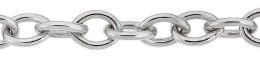 5.8mm Width Sterling Oval Cable Chain 13507-Ss