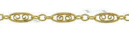 Gold-Filled Filigree Scroll Chain 14791-GF