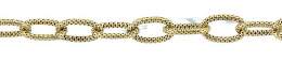 Gold-Filled Hammer Oval Chain 3.8mm Chain Width 14797-GF