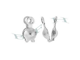 Sterling Silver Clamshells 
