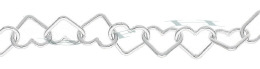 Sterling Silver Heart Chain 16596-Ss