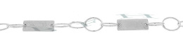 Sterling Silver Round & Long Fancy Chain 16599-Ss