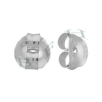 Ss 6mm Earring Friction Earnuts 16626-Ss