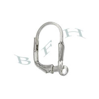 Sterling Silver Teardrop Leverback Earrings 16631-SS