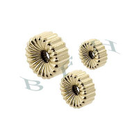 Gold-Filled Corrugated Roundel Bead 16731-GF