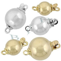 14K Ball Clasps 17082-14K