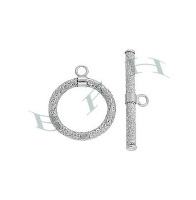 Ss 15mm Satin Toggle Clasp 17148-Ss