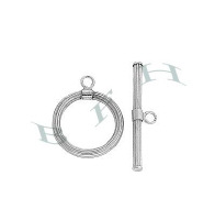 Ss 15mm Corrugated Toggle Clasp 17149-Ss