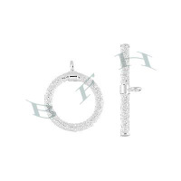 Ss 15mm Toggle Perpendicular Ring Bar 17151-Ss