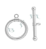 Ss 15mm Toggle Clasp W/3mm Ball End Bar 17235-Ss