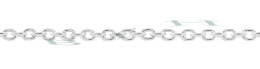 Sterling Silver Oval Cable Chain 17526-Ss