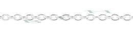 Sterling Silver Oval Cable Chain 17527-Ss