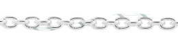Sterling Silver Oval Cable Chain 17528-Ss