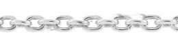 Sterling Silver Oval Cable Chain 17531-Ss