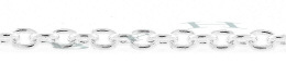 Sterling Silver Oval Cable Chain 17532-Ss