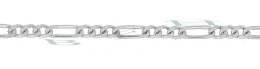 Sterling Silver Figaro Chain 17547-Ss