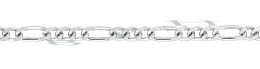 Sterling Silver Figaro Chain 17548-Ss