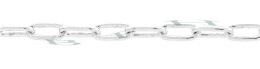 Sterling Silver Elongated Cable Chain 17553-Ss