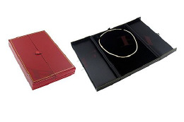 Classic Leatherette Large Necklace Box 17761-Bx
