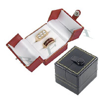 Classic Leatherette Wedding Set Box 17767-Bx