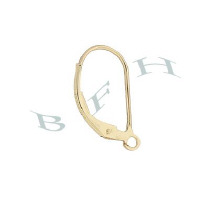 Gold-Filled Plain Leverback Earring 18078-GF