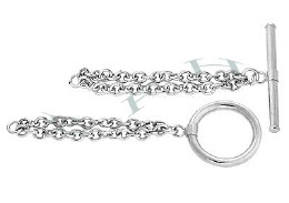 Ss 15mm Extension Chain Toggle Clasp 18083-Ss