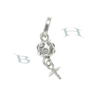 Crystal Ball Pendant With Cup 18084-Ss 
