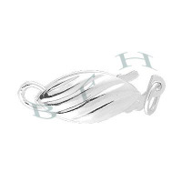 Ss Stripe Fish Hook 12.5mm Clasp 18157-Ss