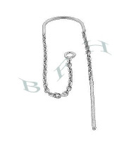 Ss U-Threader Cable Chain Earwires 18832-Ss