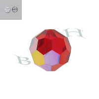 Light Siam Ab 19186-B Swarovski Crystal Beads