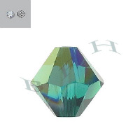 Emerald Ab 20854-B Swarovski Crystal Beads