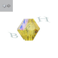 Light Topaz Ab 20969-B Swarovski Crystal Beads 