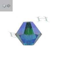 Emerald Ab 2x 21000-B Swarovski Crystal Beads