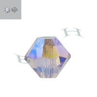 Light Amethyst Ab 2x 21003-B Swarovski Crystal 