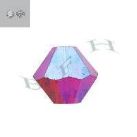 Light Siam Ab 2x 21008-B Swarovski Crystal Beads