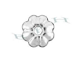 Sterling Silver Bead Cap 2376