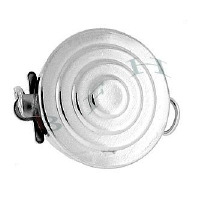 Ss Multi-Strand Water Ripple Round Clasp 2389-Ss