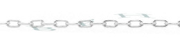 Sterling Silver Flat Oval Cable Chain 24075-Ss