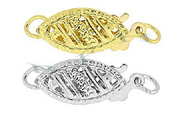 14K Filigree Fish Hook 13mm Clasps 2508-14K
