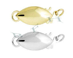 14K Fish Hook 13mm Clasps 2509-14K