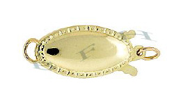 14K Pearl Fish Hook Clasps 2511-14K