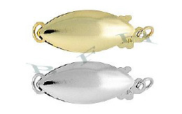 14K Solid Fish Hook 17mm Clasps 2518-14K