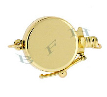 14K Multi-Strand Round Clasp With Safety 2539-14K