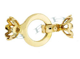 14K Multi-Strand Fold Over Clasp O 2544-14K