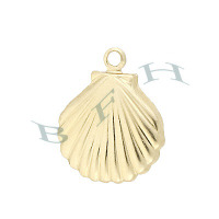 14K Clamshell Charms 26260-14K